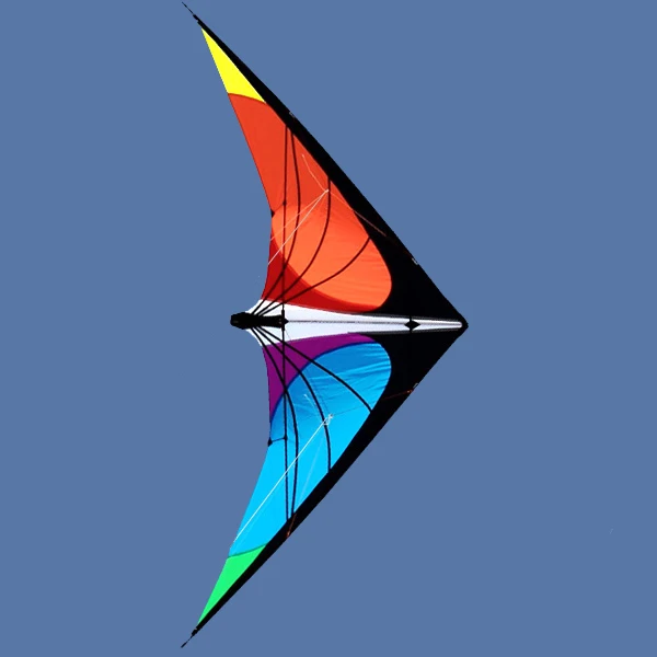 
2.4m delta colorful carbon tube stunt kite 