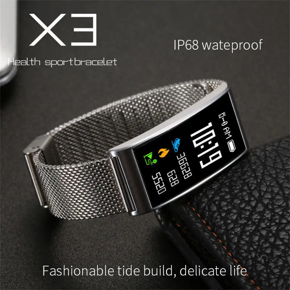 

X3 Luxury Smart Bracelet Waterproof Bulk Buy From China Activity Tracker Wristband Fitness
