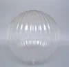 handmade borosilicate stripe glass bubble lamp shades with 2 holes