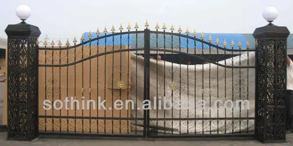 Wrought Iron Main Gate Designs For Homes - Buy Gate Designs Homes ...  Wrought Iron Main Gate Designs For Homes - Buy Gate Designs Homes,Iron Gate,Cheap  Wrought Iron Gates Product on Alibaba.com