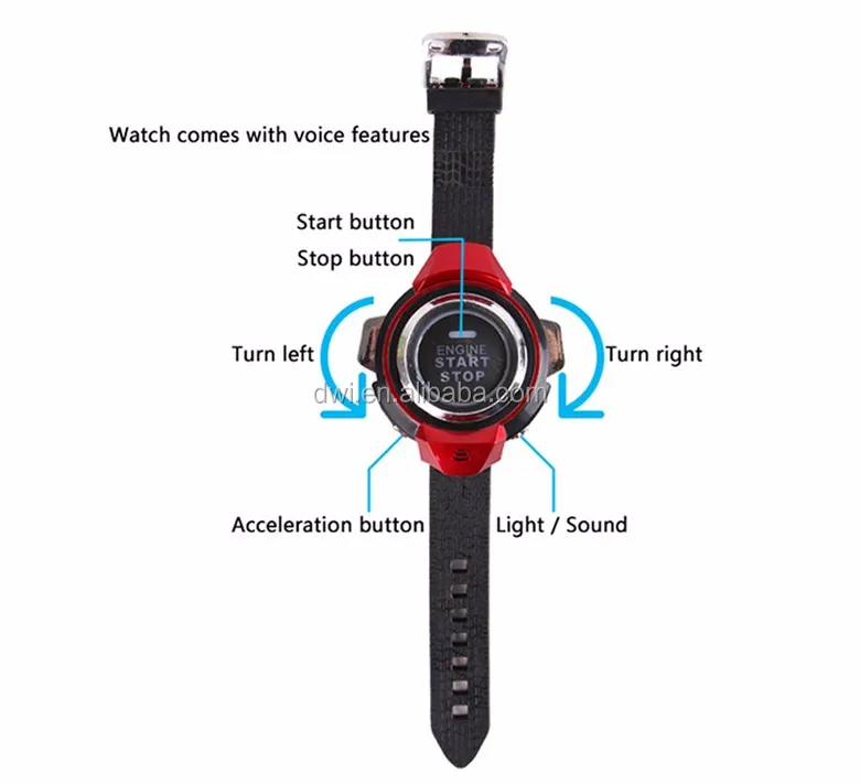 voice control car smart watch