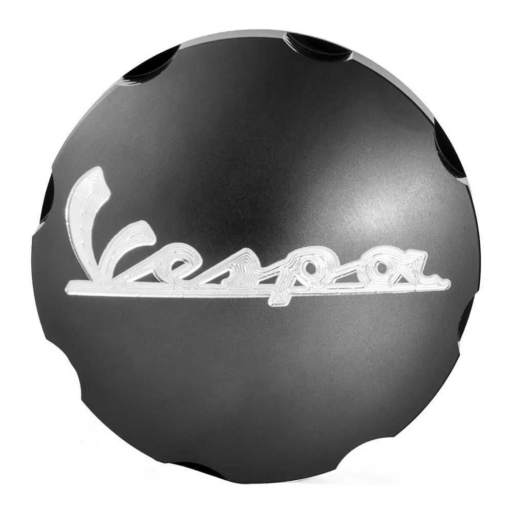 Gas Fuel Tank Filler Oil Cap Cover For Vespa Gts Gtv Lx Primavera