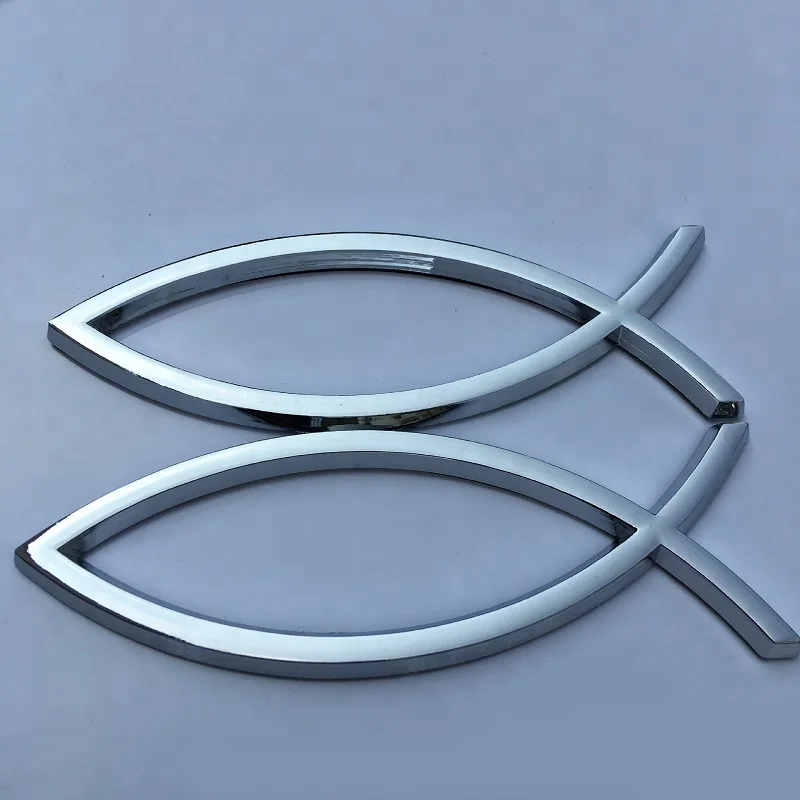 Jesus Badges And Fish Car Emblem And Jesus Sticker - Buy Fish Car ...