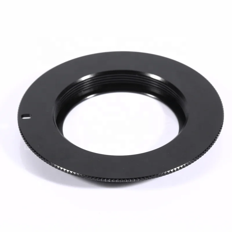 

massa m42 lens black bayonet adapter ring, Silver & black