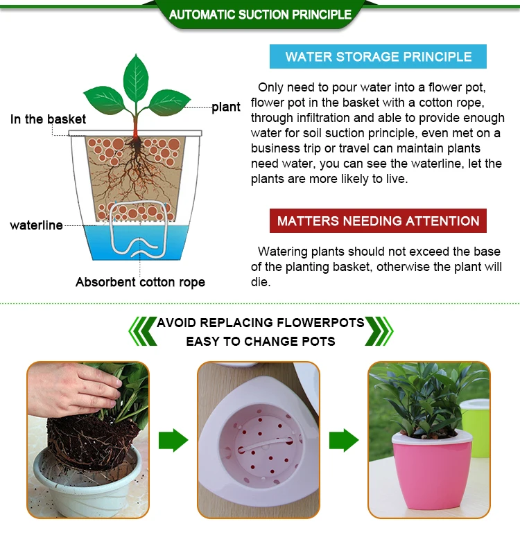 triangle planter pot