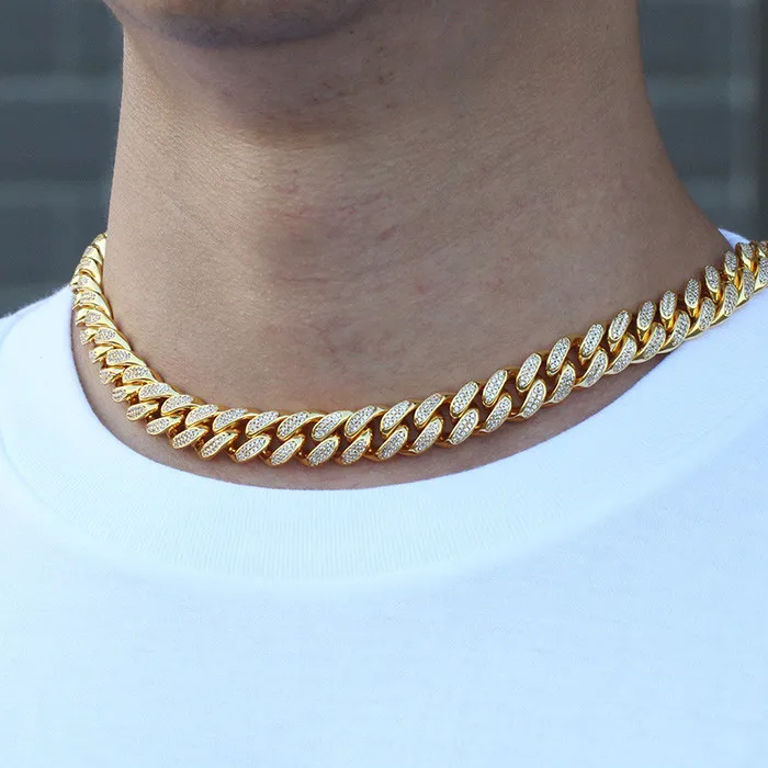 

Hip Hop Jewelry CZ 14k Cuban Chain