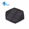 chinese hexagonal solar panel price ZW-R78 Optimized Cell Efficiency 0.4W 5.5V Mini solar photovoltaic panels