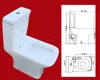 China twp piece toilet of sanitary ware factory price