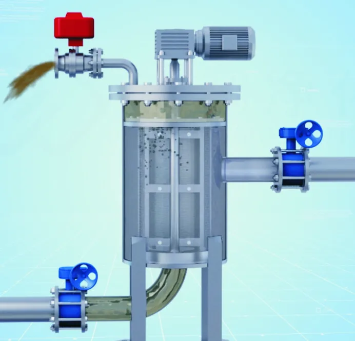 Industry Water Filtration Automatic Scraper Type Self Cleaning Filter