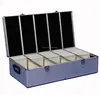 aluminum frame waterproof shell hard aluminum cd dvd case with cd bag inside
