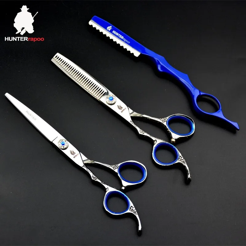 6 Inch Left Handed Hairdressing Scissors Set Thinning Shear For Hairdresser Barber Scissors For