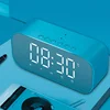 Voice control temperature and humidity digital Alarm Clock Promotional novel portable small minions cute shape alarm clock