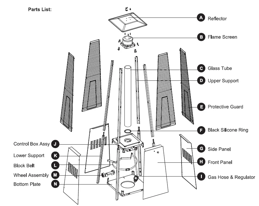 Pyramid Gas Patio Heater Parts Reviewmotors.co