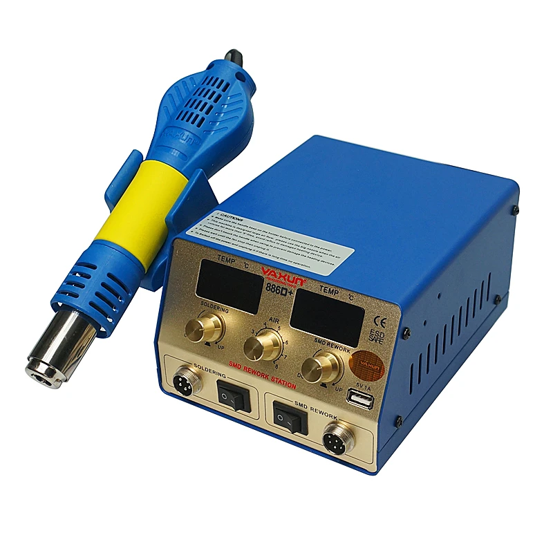 110v Yaxun Yx-886d+ 2 In 1 Smd Hot Air And Soldering Station ...