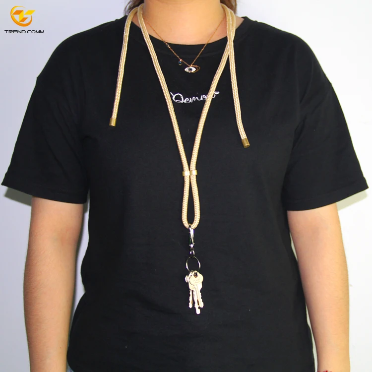 

New 2021 Custom Mobile Phone Accessories Case Necklace Strap Neck Key Chain