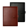 B5 expanding file folder business office supplies writing pad folder multi-function leather clip folder