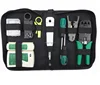 Network Ethernet LAN Kit RJ45 Cat5e Cat6 Cable Tester Crimper Crimping Tools