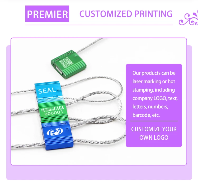 PM-CS3103 standard high security cable lock shipping seal