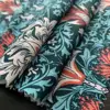 Printed CDC 100% polyester Crepe De Chine Woven fabric for garment