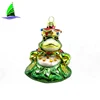 Frog King Ornaments Decoration Home Accessories Glass Frog King Christmas Tree Ornaments Hanging Decor