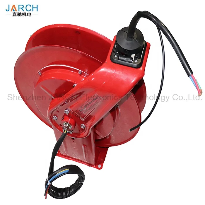 Cable reel for stage lighting control DXM Cable with 32A power cord reel