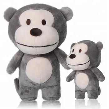 grey monkey stuffed animal