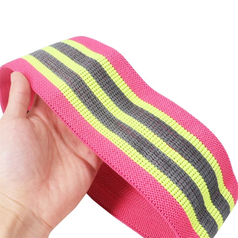 

OEM Adjustable Handles Pink Resistance Band for Body Shaping and Weight Loss, Pink/blue,or custom colors