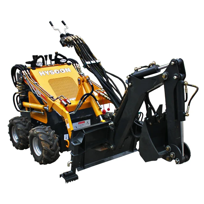 Mini skid steer road sweeper attachments for tractor