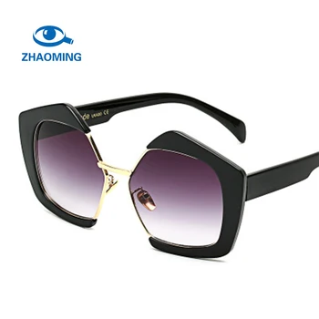 half metal sunglasses