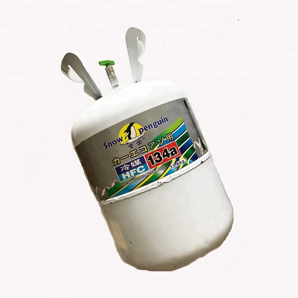 
High purity low price Automotive r 134 a refrigerant hfc-134a r134a refrigerant gas 13.6 kg 