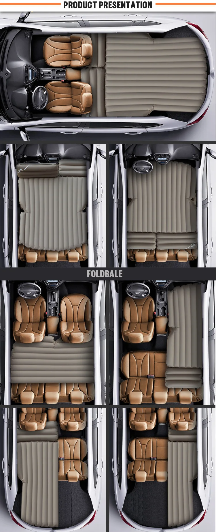 Suv Mpvback Seat Inflatable Air Car Bed Mattress - Buy Car ...