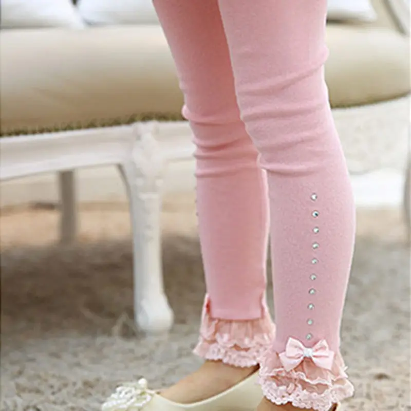 

Girls Knee High Boot Crochet Ruffled Socks, White