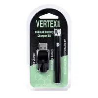 

Amazon Hot selling 510 thread rechargeable vertex 350mah vape pen battery