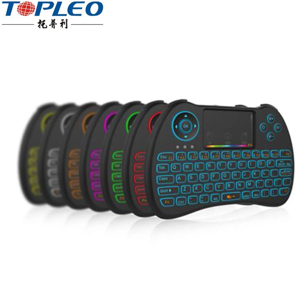 

2.4GHz Mini Wireless Touchpad keyboard usb qwerty remote controls keyboard, Black