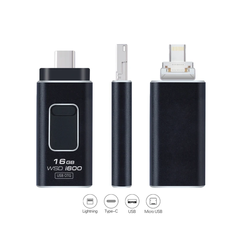 

Multifunctional 4 In 1 OTG Usb Flash Drives Pendrive 32GB 64GB