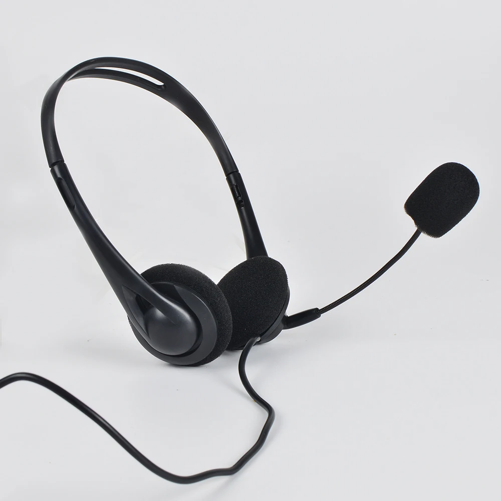 重量轻电脑麦克风的孩子在网上学习呼叫中心小型pc耳机商务用skype有