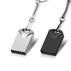 Compact Metal USB 2.0 Flash Drive Keychain