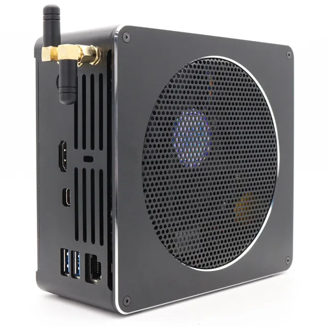 Best mini pc S200 i9 8950HK Intel Coffee Lake Core support 32GB RAM 2TB storage HD&DP 4USB3.0 1Type-C wifi win10 OS fan system