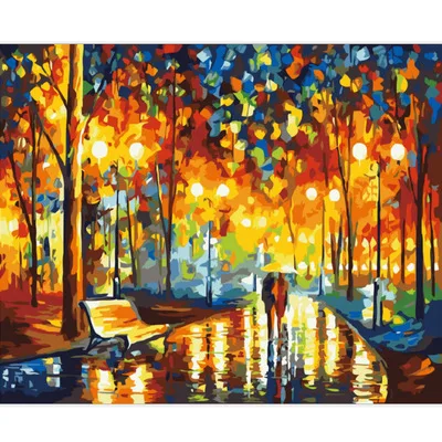 
New style diy oil painting by numbers diy kit on canvas 