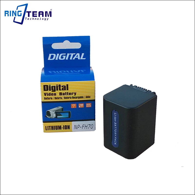 Digital Battery NP-FH70 NP-FH60 NPFH70 NP FH70 FH60 for SONY DCR-SX60 HDR-UX7E UX7 UX5E TG1 TG3 TG5V AC-VQH10 HXR-MC1 Camcorder factory