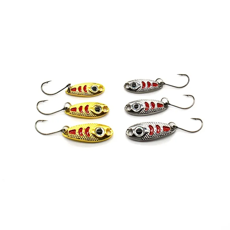 1.5g 2.5g 3.5g Fishing Ultralight Trout Spoon Spinner Spoons Pesca Mini