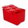 Lego Style Building Block Stackable Storage Box 55Liter Toy Box Deep 6-Circle