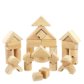 childrens wooden play blocks