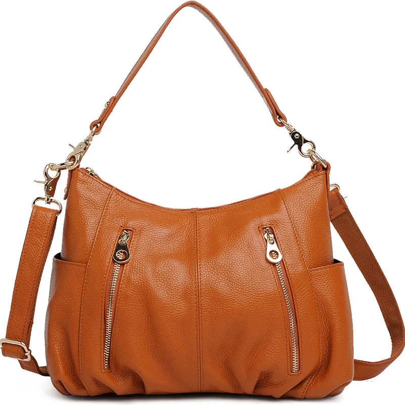 

wholesale 2020 new arrivals design genuine leather satchel shoulder bags luxury handbags for women