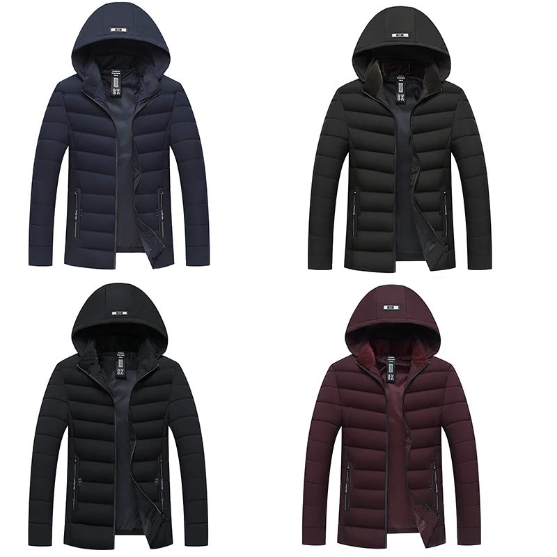 
2020 Designer Nylon Fabric Retro Men Padding Jacket Custom for Winter Outdoor Fashion Down Jacket 