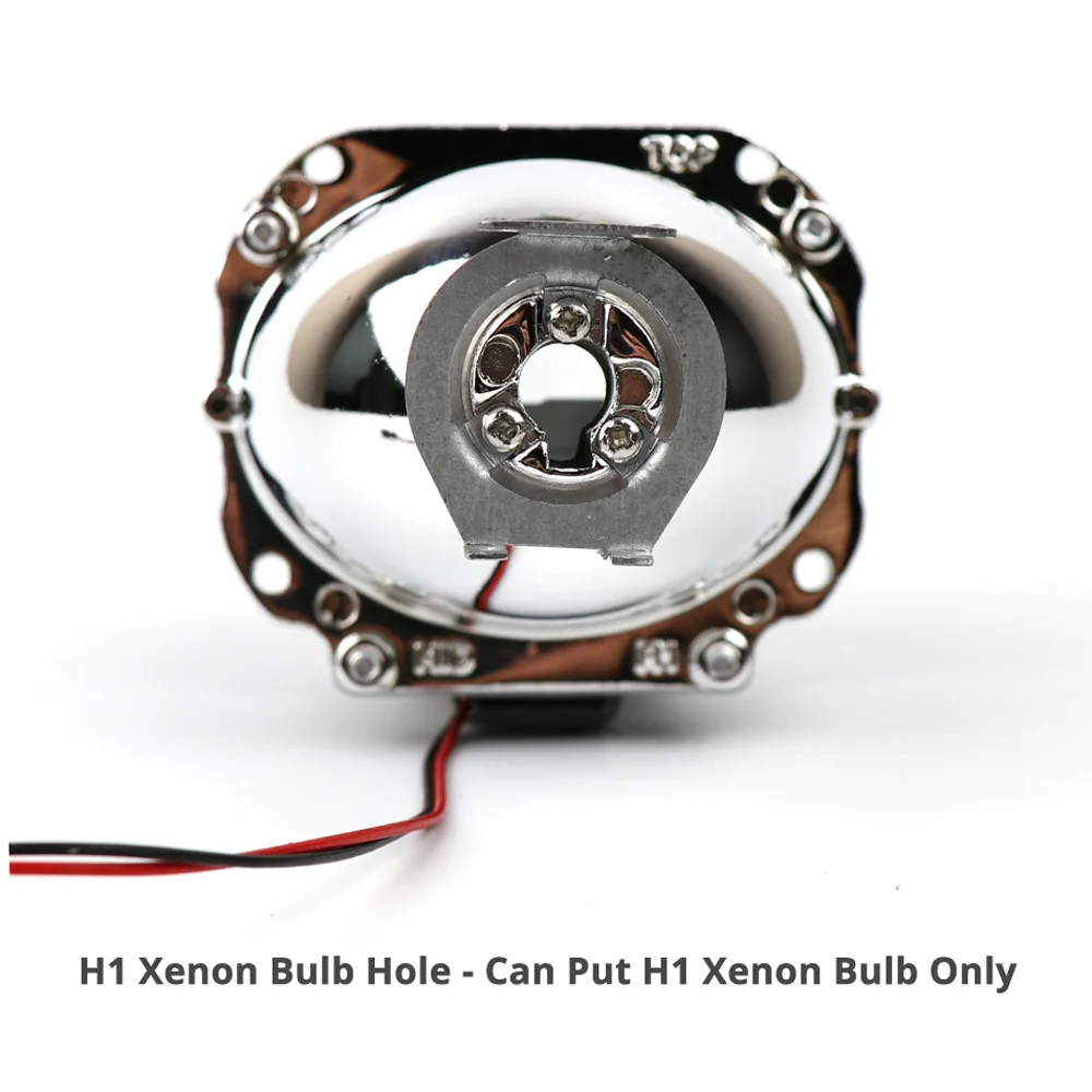 Dmex Universal Bi Xenon Hid Projector Headlight With H1 H4 H7 Socket