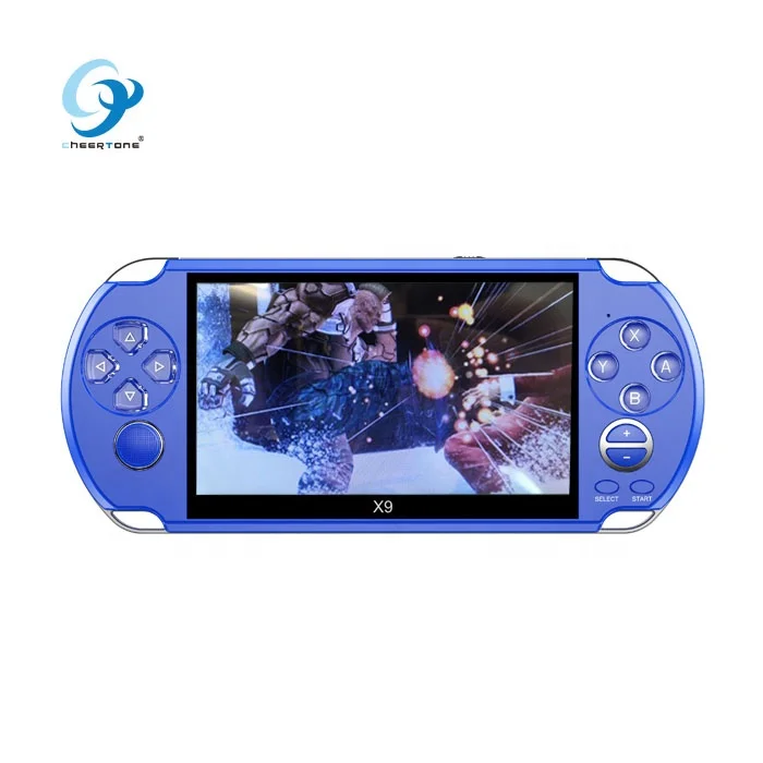 

New version 64 bit 5.1 inch TFT screen mini handheld game console X9 CT827
