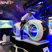 

China Guangzhou 9D vr motorbike car driving simulator vr games machine motorcycle virtual reality arcade racing game machine