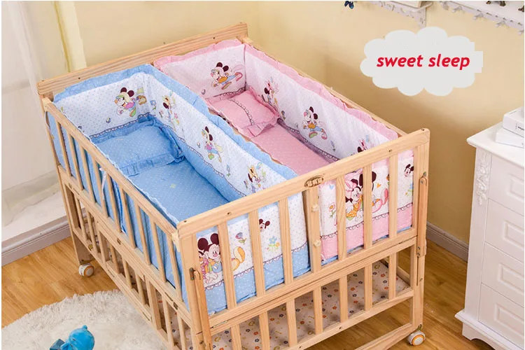 Hot Ing Wooden Twin Baby Furniture Cribs With Wheels And Luxury Cradles Crib New Style For Twins Hot Ing Wooden Twin Baby Furniture Cribs With Wheels And Luxury Cradles Crib New Style For Twins