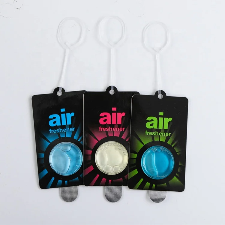 

Custom fragrance good quality gel air freshener, 3 design ( mix)